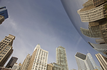 Image showing Chicago Cityscape The Bean