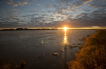 Image showing Sunset Saskatchewan