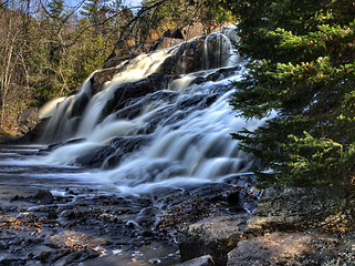 Image showing Northern Michigan UP Waterfalls Bond Falls