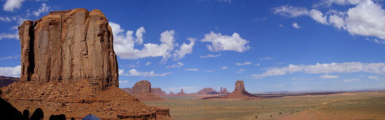 Image showing Landscape Panorama - Monument Valley