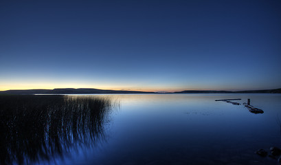 Image showing Northern Lake evening