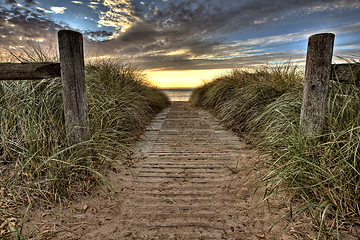 Image showing Beach Entrance