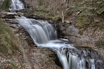 Image showing Northern Michigan UP Waterfalls Wagner Falls