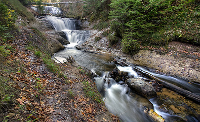 Image showing Northern Michigan UP Waterfalls Wagner Falls