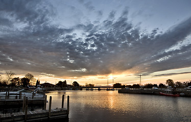 Image showing Sunrise Escanaba Michigan