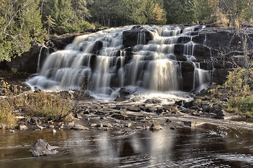 Image showing Northern Michigan UP Waterfalls Bond Falls