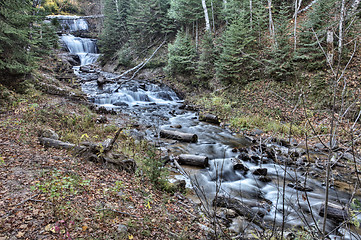 Image showing Northern Michigan UP Waterfalls