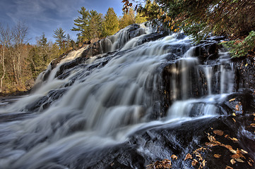 Image showing Northern Michigan UP Waterfalls Bond Falls