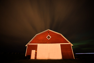 Image showing Rural Barn Night Photograhy