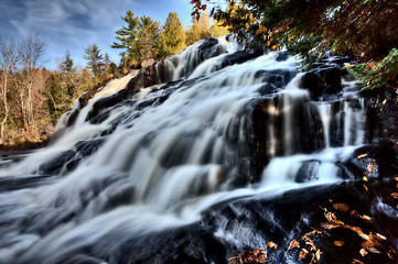 Image showing Northern Michigan UP Waterfalls Bond Falls