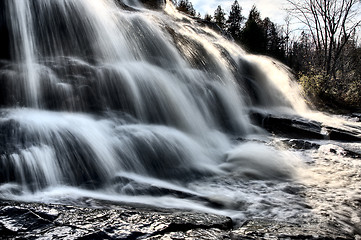 Image showing Northern Michigan UP Waterfalls Bond Falls