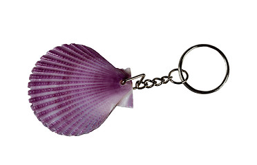 Image showing Seashell keychain