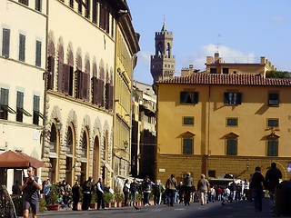 Image showing Busy street in Florence.
