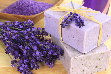 Image showing Lavender spa