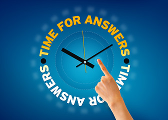 Image showing Time for Answers