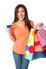 Image showing Credit card shopping