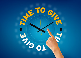 Image showing Time to Give