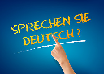Image showing Sprechen Sie Deutsch