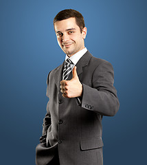 Image showing Business Man Shows Well Done