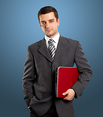 Image showing Businessman With Laptop