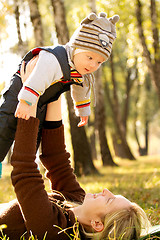 Image showing Baby Outdoors