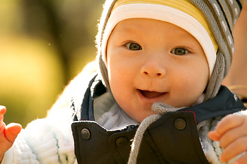 Image showing Baby Outdoors