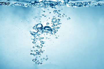 Image showing water bubbles background