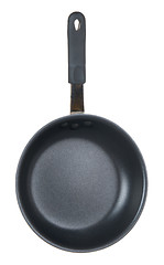 Image showing Black Teflon cooking pan
