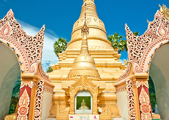 Image showing golden buddhist temple