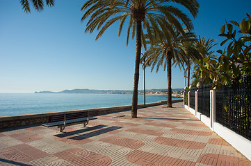 Image showing Javea promenade