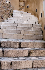 Image showing stone stairway closeup