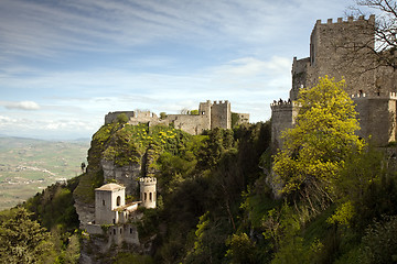 Image showing fortress of Erice