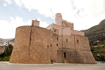 Image showing fortress of Castellammare del Golfo town, Sicily, Italy