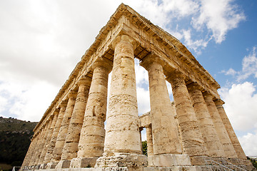 Image showing Segesta ancient Greek temple 