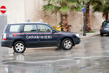 Image showing Italian carabinieri car