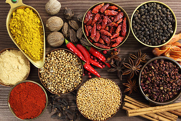 Image showing Spices and herbs