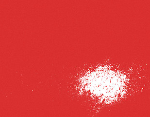 Image showing red background with white spot