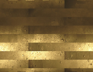 Image showing Background from gold strips