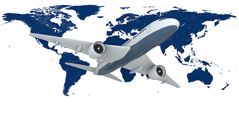 Image showing Air travel