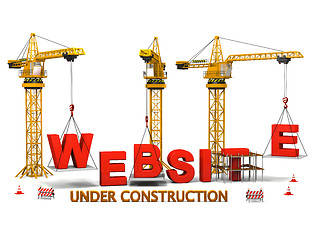 Image showing Website under construction