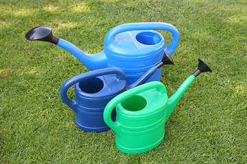 Image showing Watering-cans