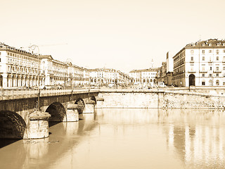 Image showing Piazza Vittorio, Turin