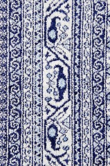 Image showing Old fabric carpet textures and ornaments.