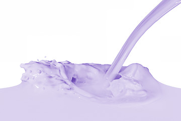 Image showing splashing milk