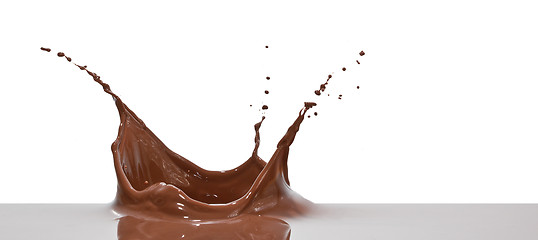 Image showing chocolate splash