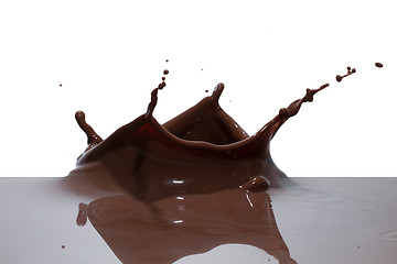 Image showing chocolate splash