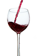 Image showing pouring red wine 