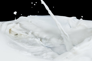 Image showing milk splash