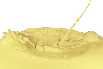 Image showing splashing milk