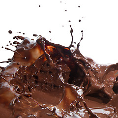 Image showing pouring chocolate